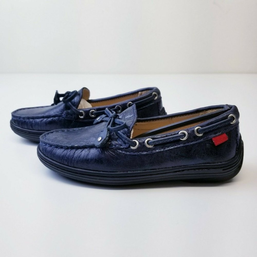 Kid's Shoes Unisex Size 11 Loafers Navy Boat Shoe